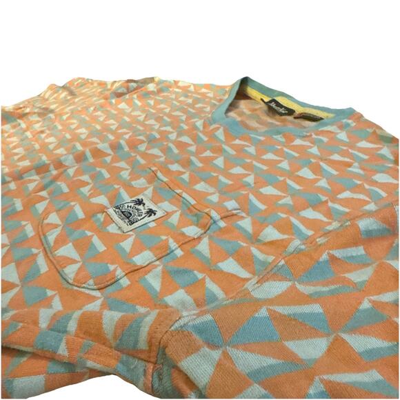 Howler Bros. Jacquard Mens M Pocket Tee With Logo Graphic Short Sleeve Aztec - Picture 6 of 7